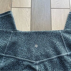 ATHLETA Blue and Black Print Leggings